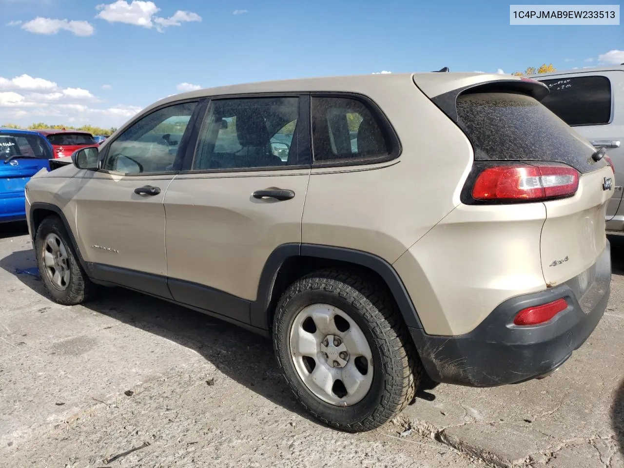 2014 Jeep Cherokee Sport VIN: 1C4PJMAB9EW233513 Lot: 76123224