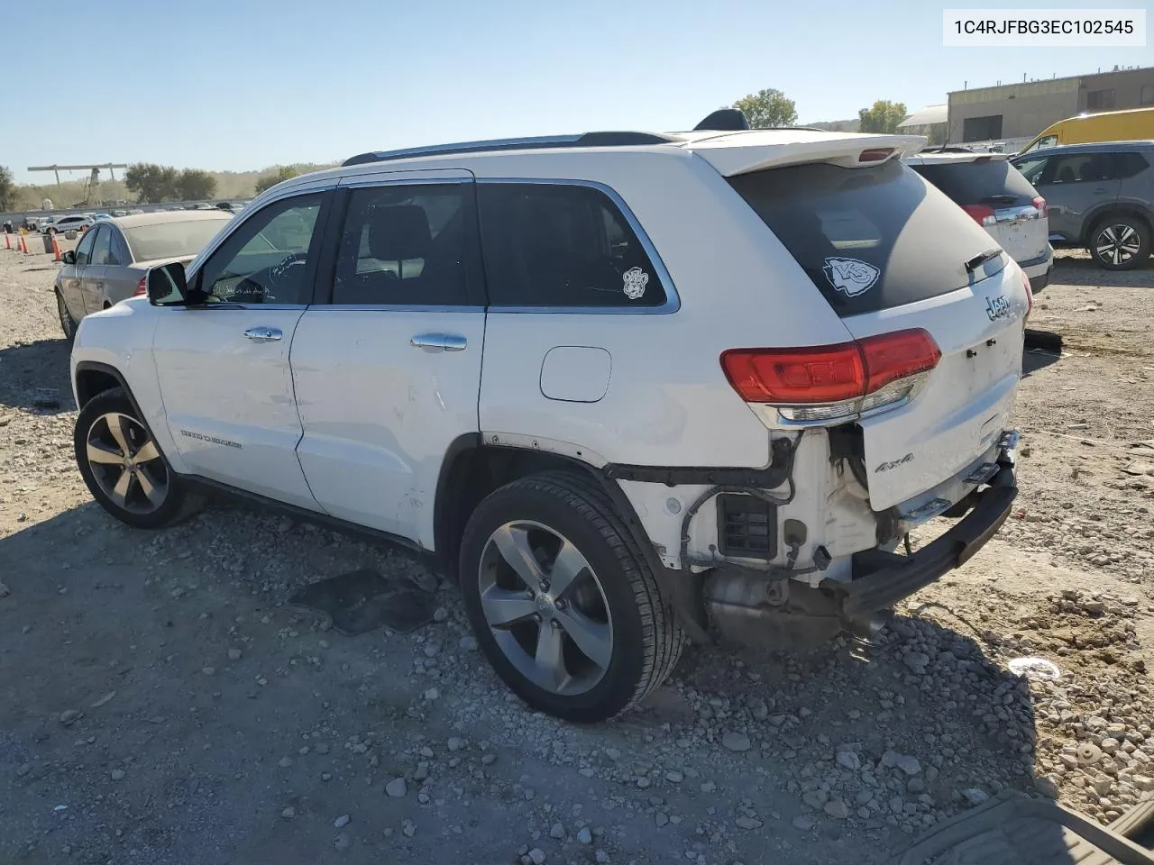 2014 Jeep Grand Cherokee Limited VIN: 1C4RJFBG3EC102545 Lot: 76240164