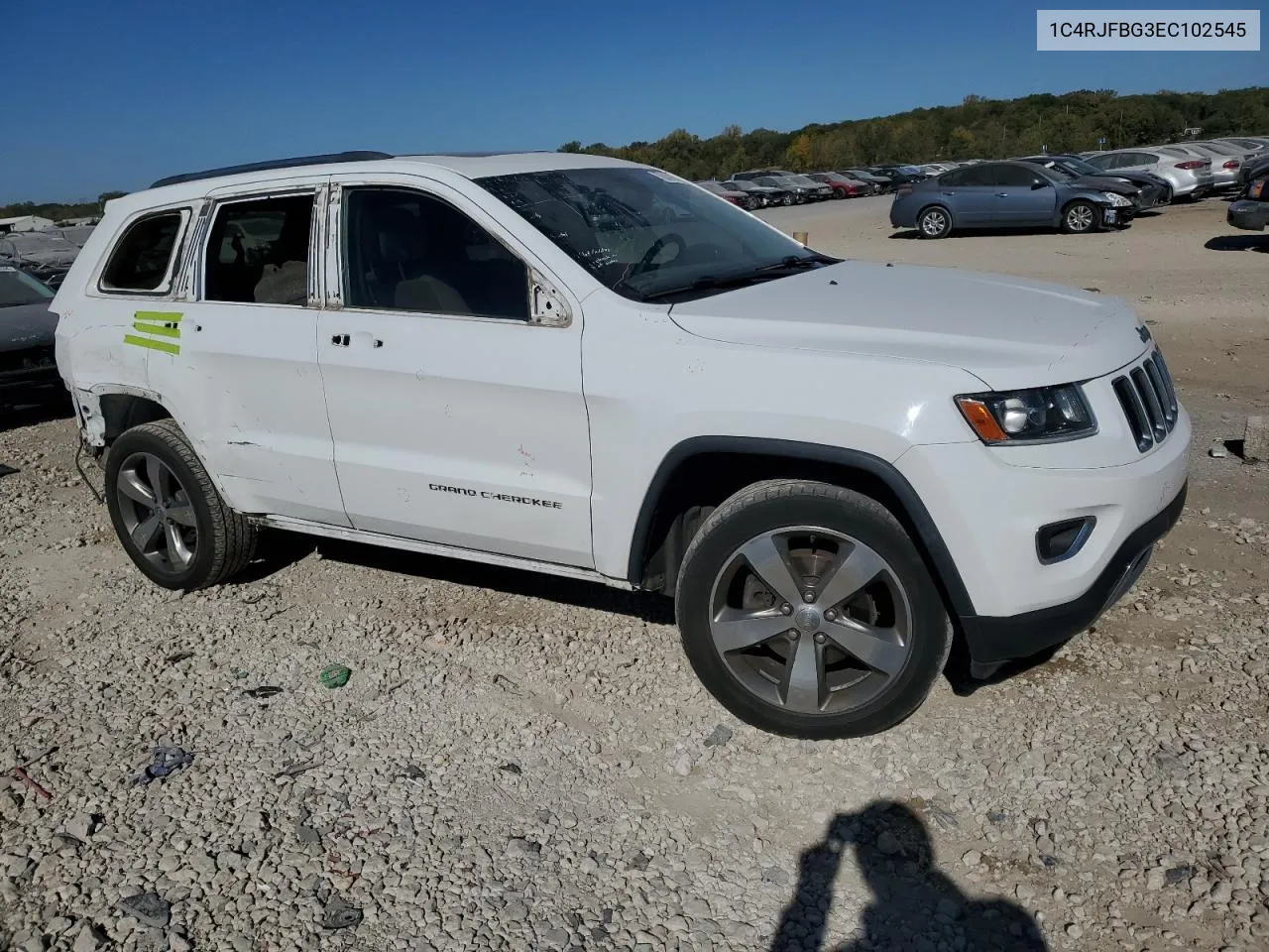 2014 Jeep Grand Cherokee Limited VIN: 1C4RJFBG3EC102545 Lot: 76240164