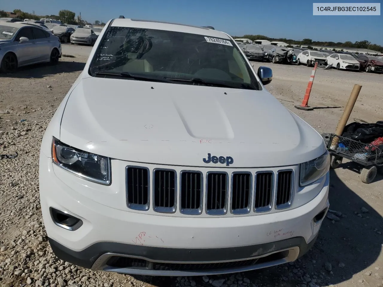 2014 Jeep Grand Cherokee Limited VIN: 1C4RJFBG3EC102545 Lot: 76240164