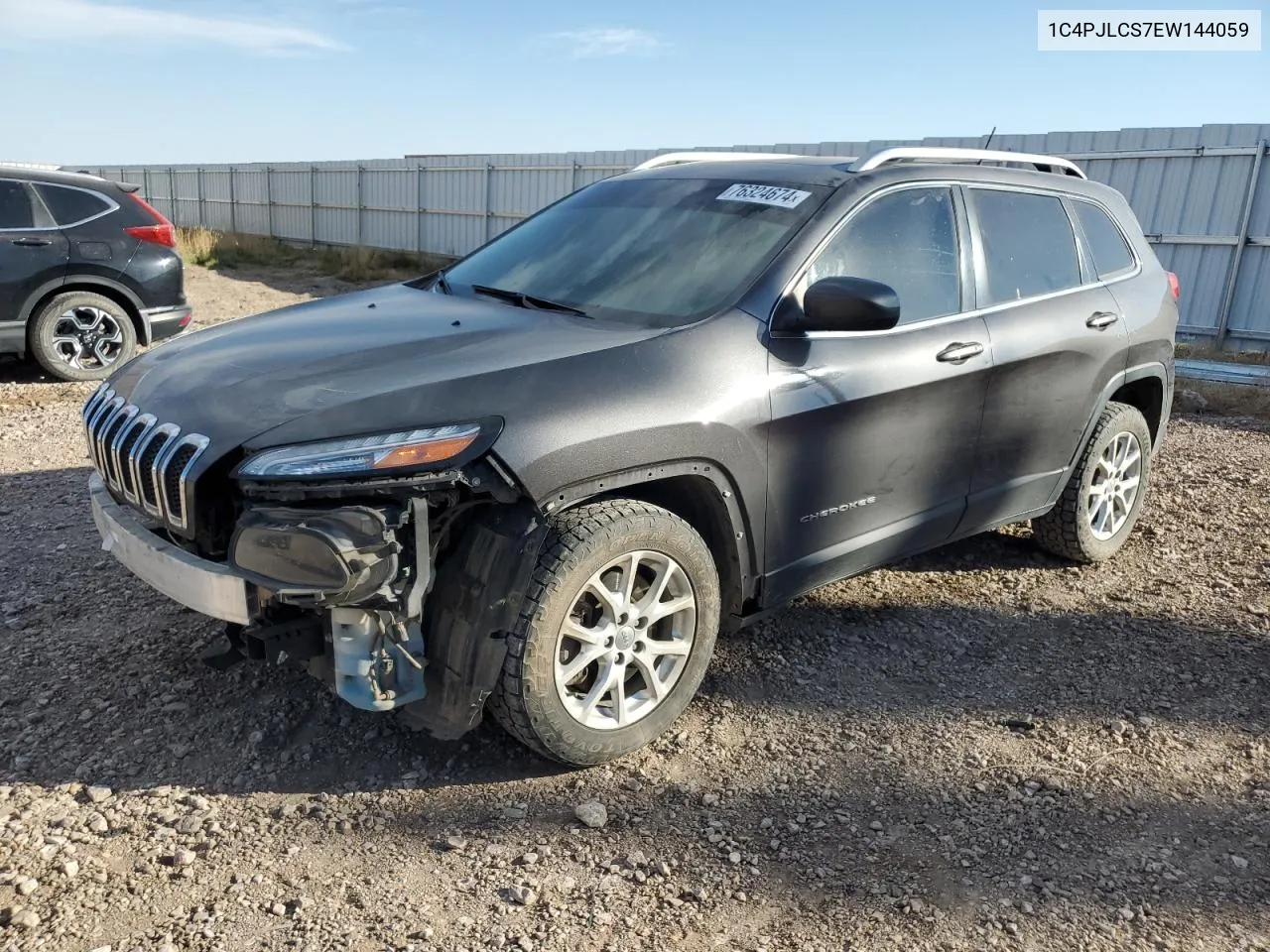 2014 Jeep Cherokee Latitude VIN: 1C4PJLCS7EW144059 Lot: 76324674