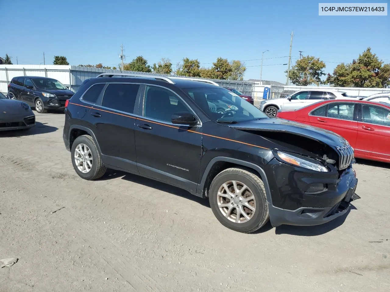 2014 Jeep Cherokee Latitude VIN: 1C4PJMCS7EW216433 Lot: 76353124