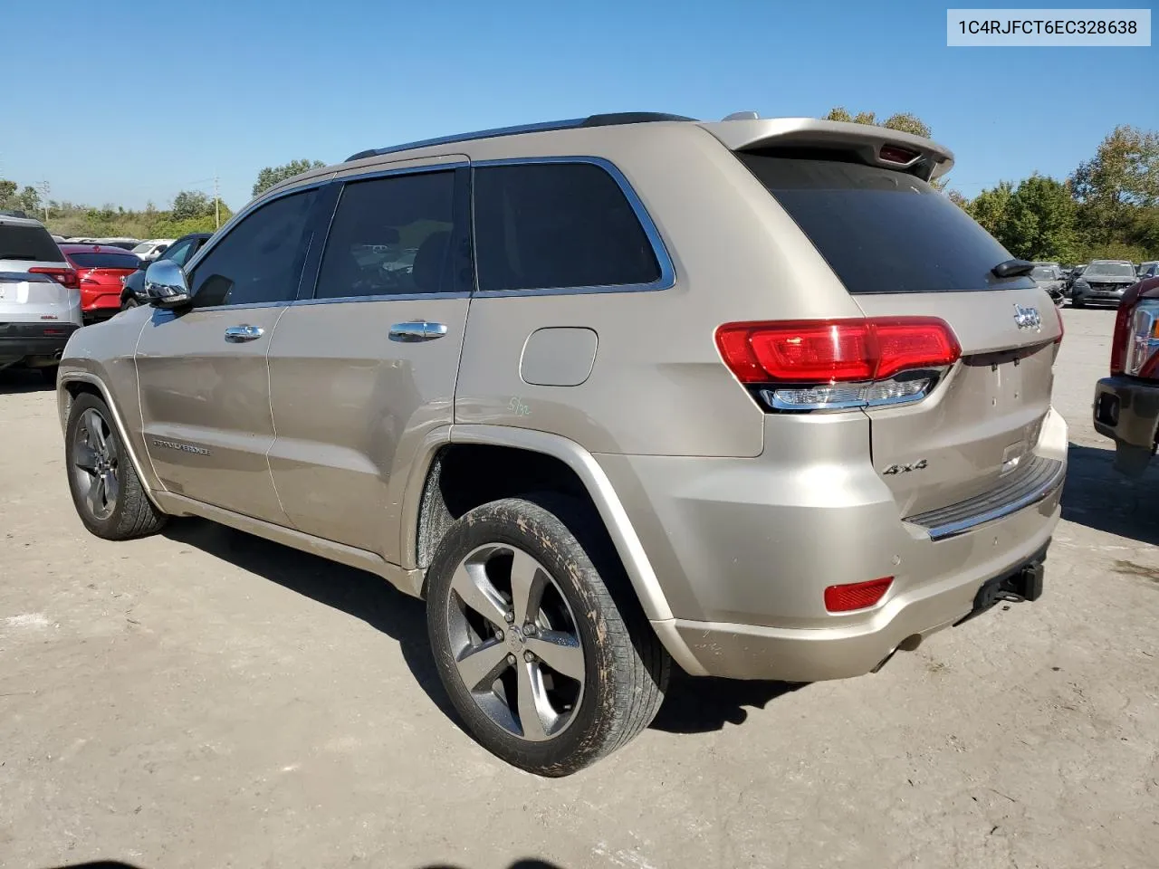 2014 Jeep Grand Cherokee Overland VIN: 1C4RJFCT6EC328638 Lot: 76354104