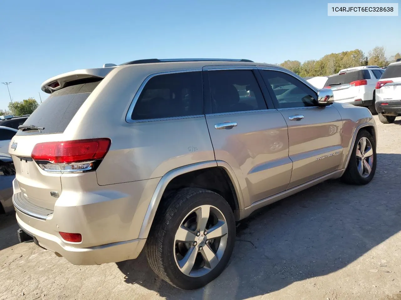 2014 Jeep Grand Cherokee Overland VIN: 1C4RJFCT6EC328638 Lot: 76354104