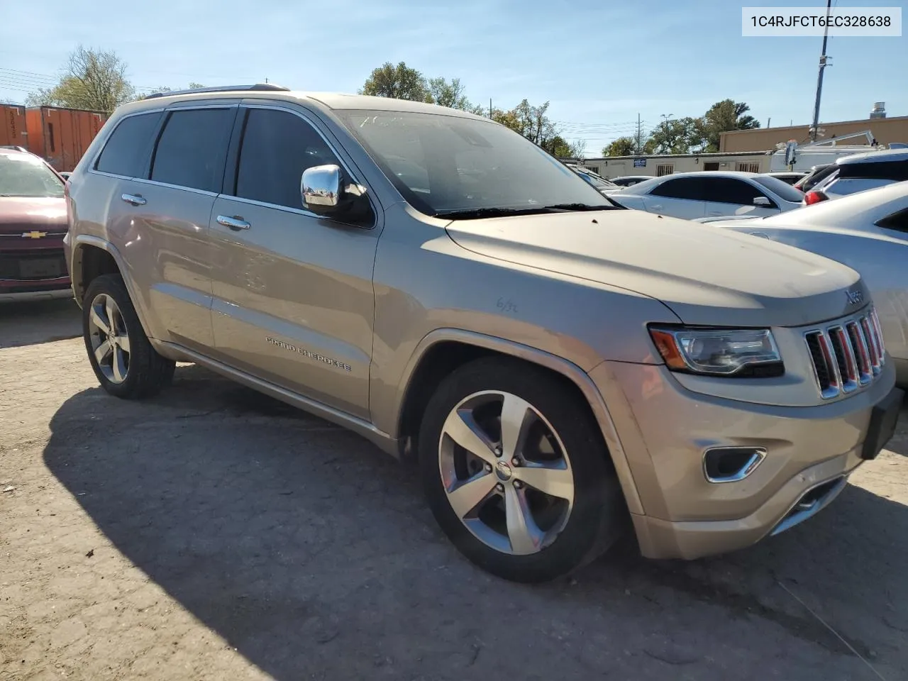 2014 Jeep Grand Cherokee Overland VIN: 1C4RJFCT6EC328638 Lot: 76354104