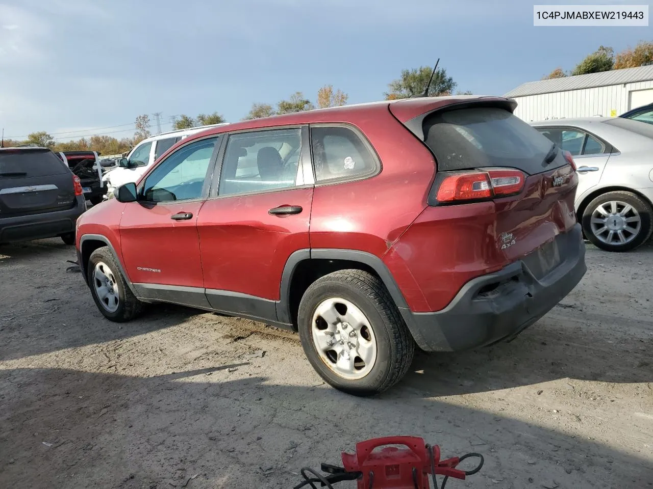 2014 Jeep Cherokee Sport VIN: 1C4PJMABXEW219443 Lot: 76354414