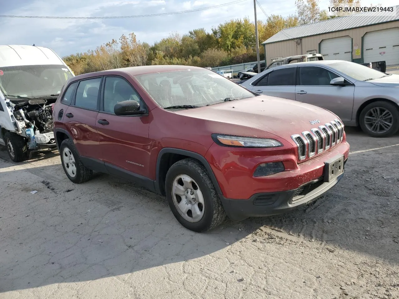 2014 Jeep Cherokee Sport VIN: 1C4PJMABXEW219443 Lot: 76354414