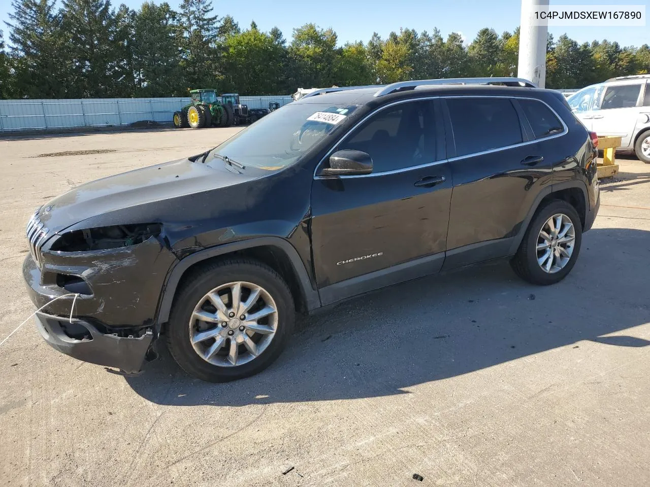 2014 Jeep Cherokee Limited VIN: 1C4PJMDSXEW167890 Lot: 76414884