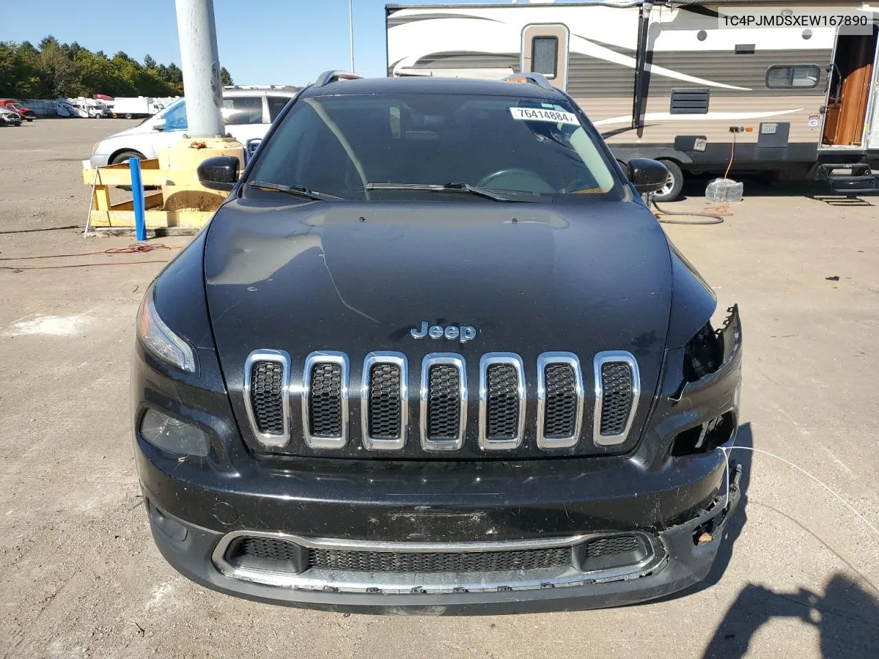 2014 Jeep Cherokee Limited VIN: 1C4PJMDSXEW167890 Lot: 76414884