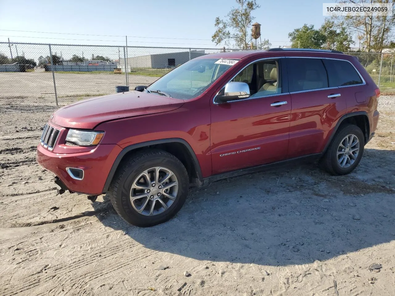 2014 Jeep Grand Cherokee Limited VIN: 1C4RJEBG2EC249059 Lot: 76447584