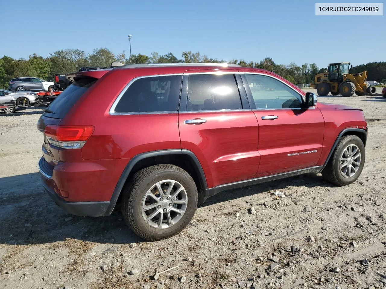 2014 Jeep Grand Cherokee Limited VIN: 1C4RJEBG2EC249059 Lot: 76447584