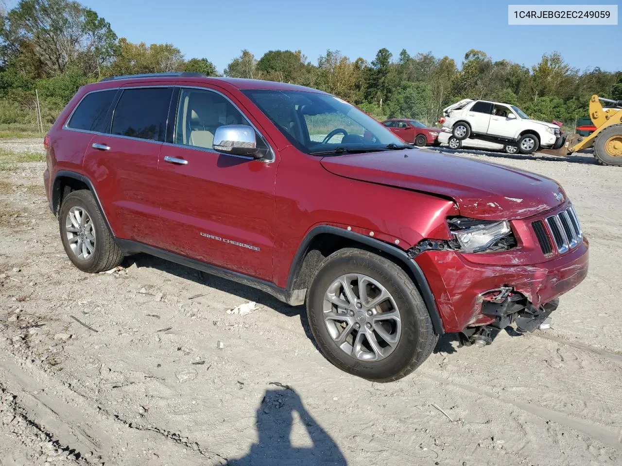 2014 Jeep Grand Cherokee Limited VIN: 1C4RJEBG2EC249059 Lot: 76447584