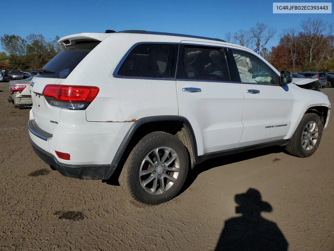 2014 Jeep Grand Cherokee Limited VIN: 1C4RJFBG2EC393443 Lot: 76488594