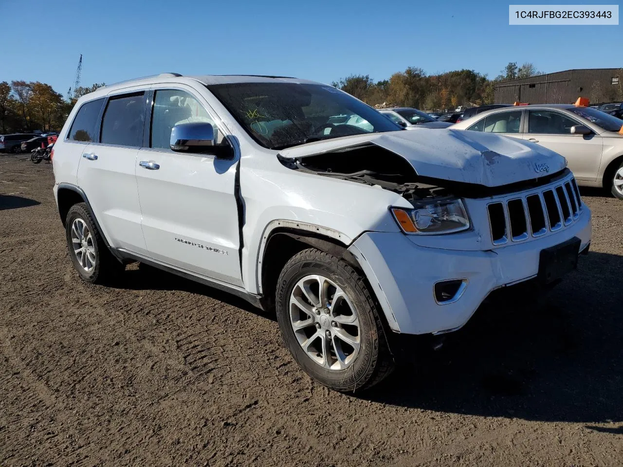 2014 Jeep Grand Cherokee Limited VIN: 1C4RJFBG2EC393443 Lot: 76488594