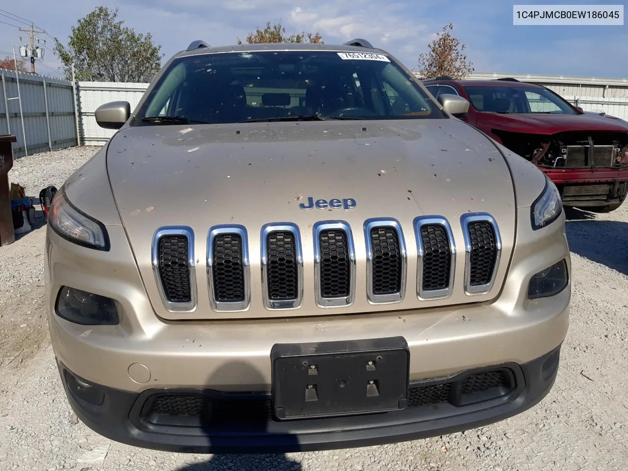 2014 Jeep Cherokee Latitude VIN: 1C4PJMCB0EW186045 Lot: 76512304