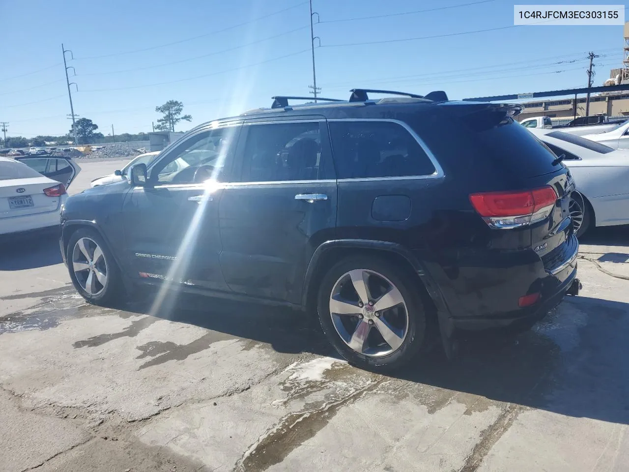 2014 Jeep Grand Cherokee Overland VIN: 1C4RJFCM3EC303155 Lot: 76514064