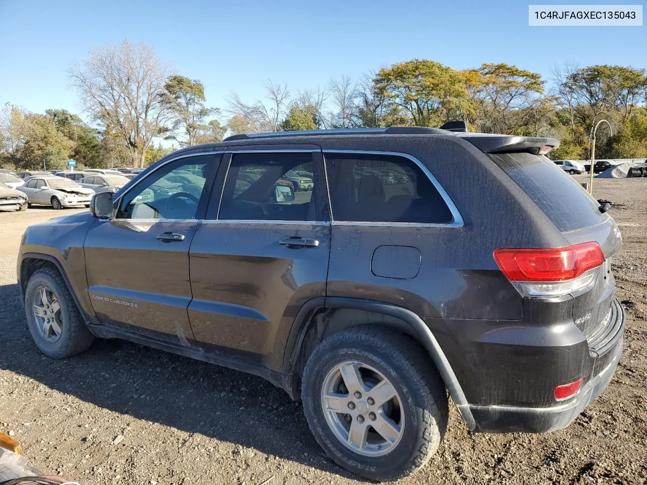 1C4RJFAGXEC135043 2014 Jeep Grand Cherokee Laredo