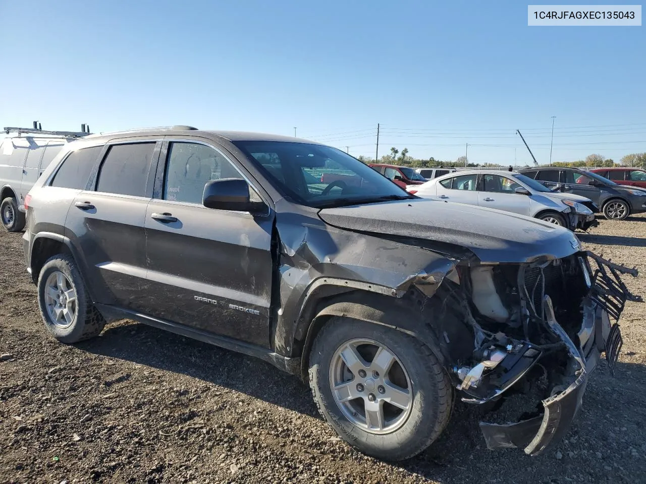 2014 Jeep Grand Cherokee Laredo VIN: 1C4RJFAGXEC135043 Lot: 76515824