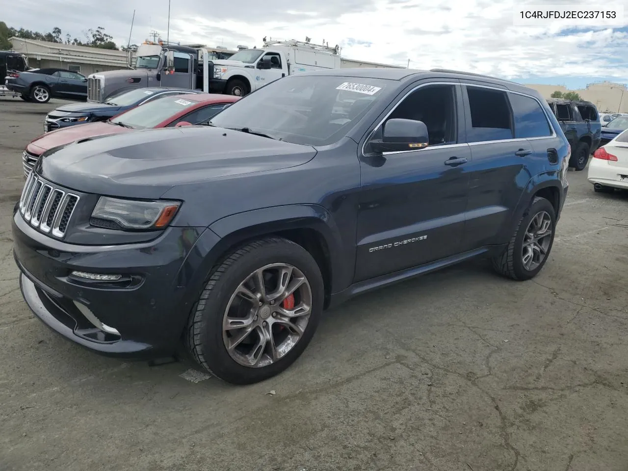 2014 Jeep Grand Cherokee Srt-8 VIN: 1C4RJFDJ2EC237153 Lot: 76530004