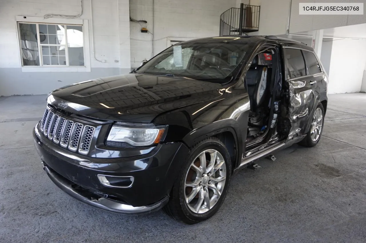 2014 Jeep Grand Cherokee Summit VIN: 1C4RJFJG5EC340768 Lot: 76582324