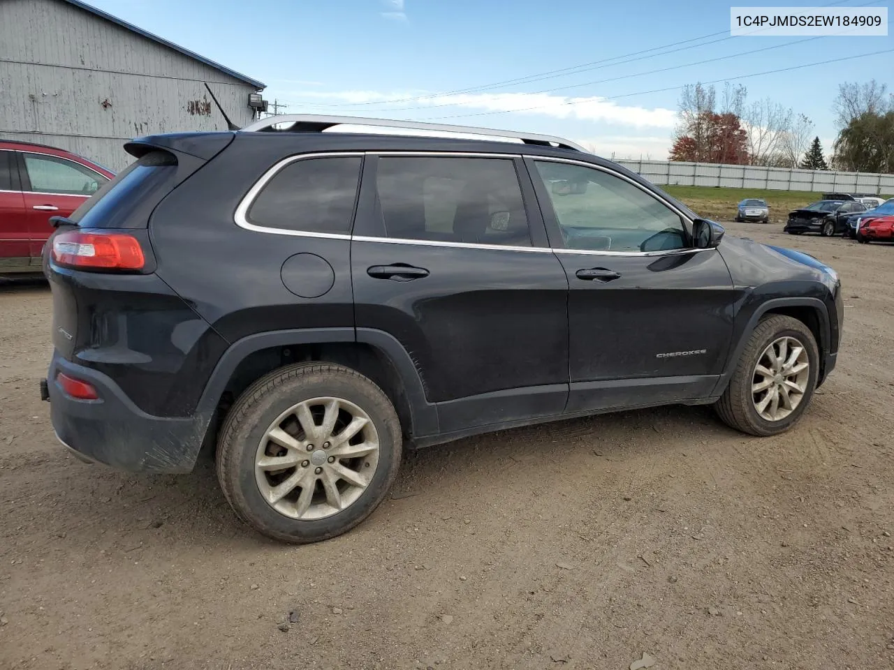 2014 Jeep Cherokee Limited VIN: 1C4PJMDS2EW184909 Lot: 76674784