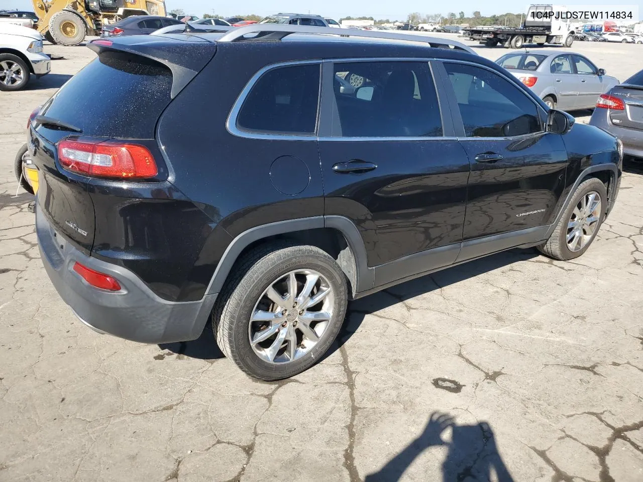 2014 Jeep Cherokee Limited VIN: 1C4PJLDS7EW114834 Lot: 76767424