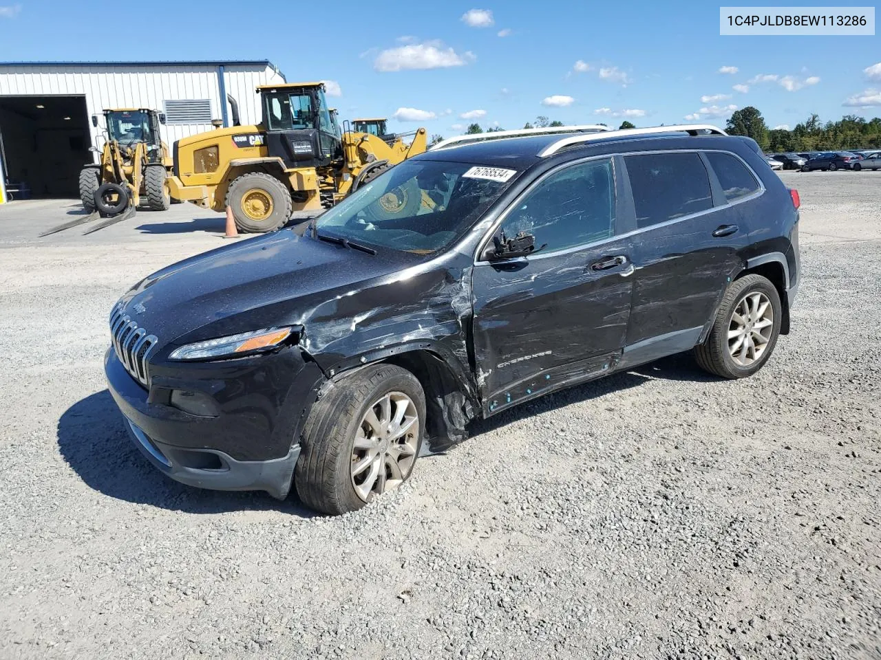 2014 Jeep Cherokee Limited VIN: 1C4PJLDB8EW113286 Lot: 76768534