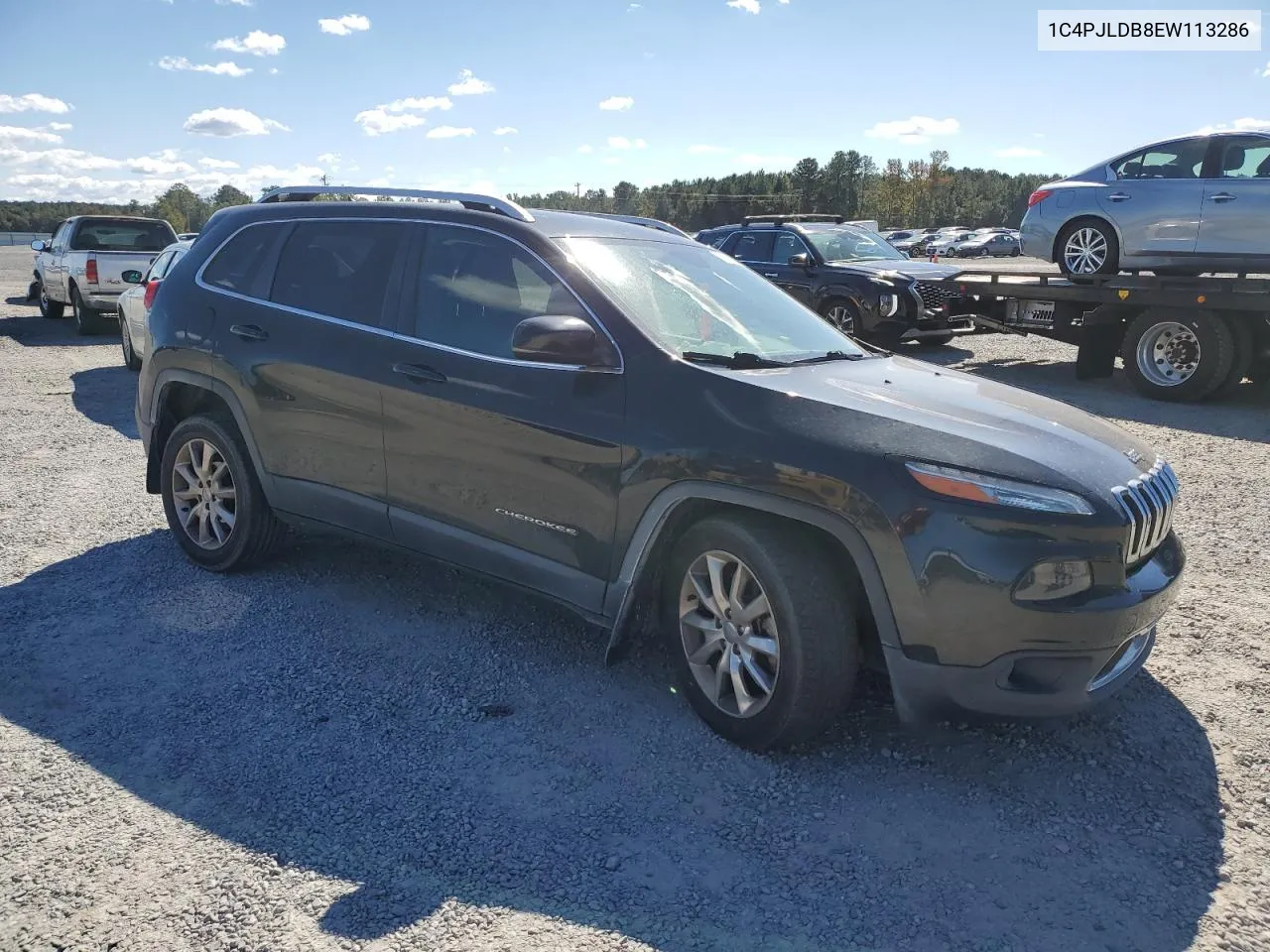 2014 Jeep Cherokee Limited VIN: 1C4PJLDB8EW113286 Lot: 76768534