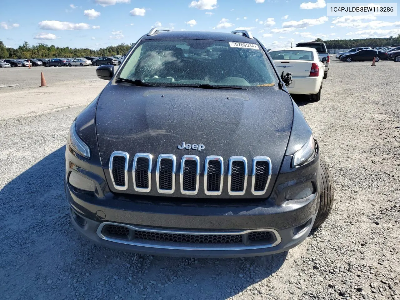 2014 Jeep Cherokee Limited VIN: 1C4PJLDB8EW113286 Lot: 76768534