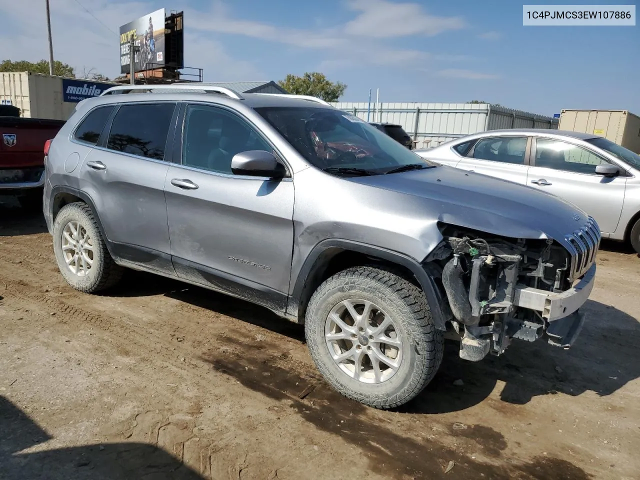 2014 Jeep Cherokee Latitude VIN: 1C4PJMCS3EW107886 Lot: 76805534