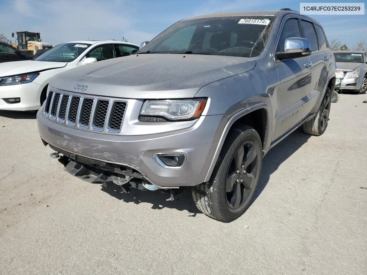 2014 Jeep Grand Cherokee Overland VIN: 1C4RJFCG7EC253239 Lot: 76815174