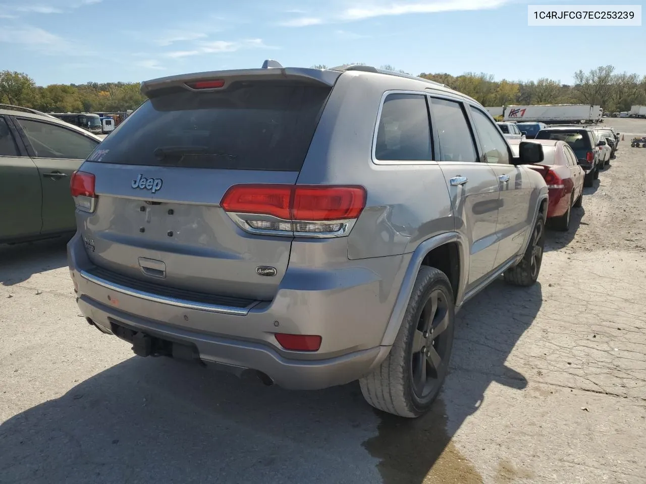 2014 Jeep Grand Cherokee Overland VIN: 1C4RJFCG7EC253239 Lot: 76815174