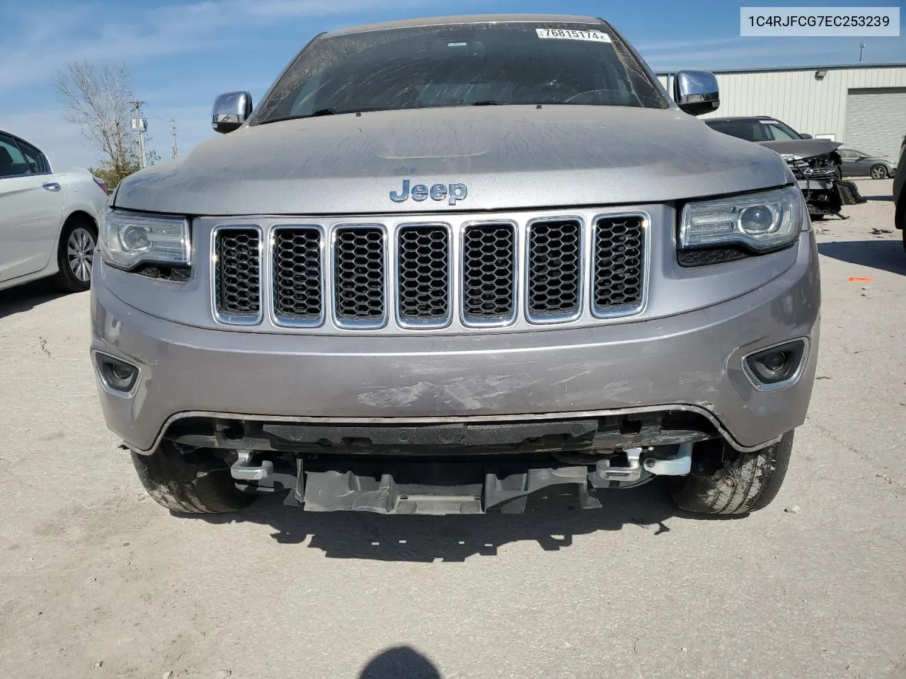 2014 Jeep Grand Cherokee Overland VIN: 1C4RJFCG7EC253239 Lot: 76815174