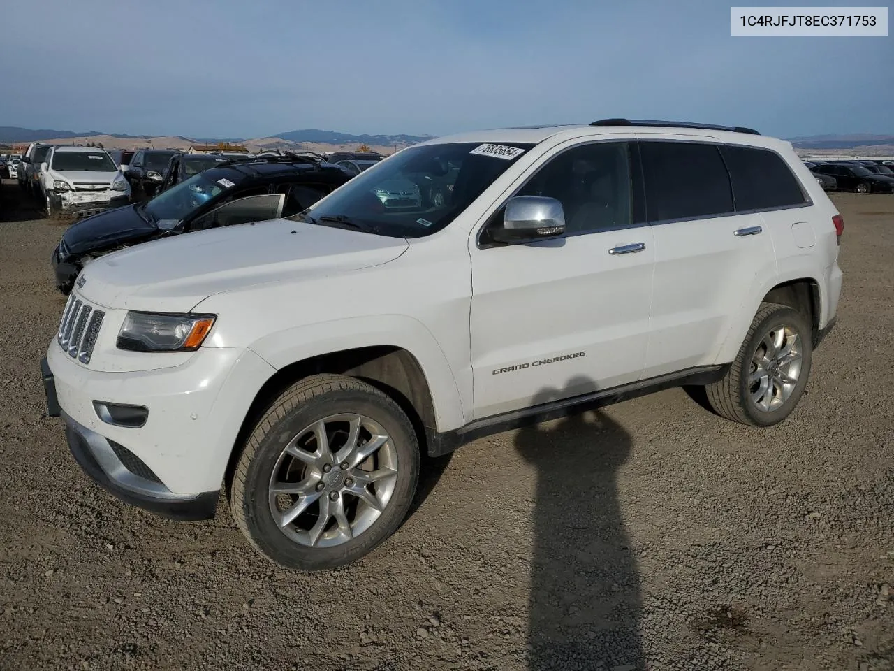 2014 Jeep Grand Cherokee Summit VIN: 1C4RJFJT8EC371753 Lot: 76835654