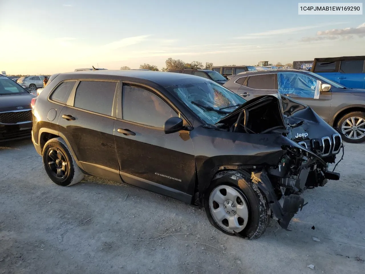 2014 Jeep Cherokee Sport VIN: 1C4PJMAB1EW169290 Lot: 76890124