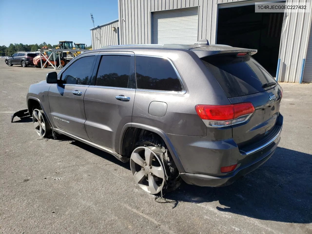 2014 Jeep Grand Cherokee Overland VIN: 1C4RJECG0EC227432 Lot: 76954914