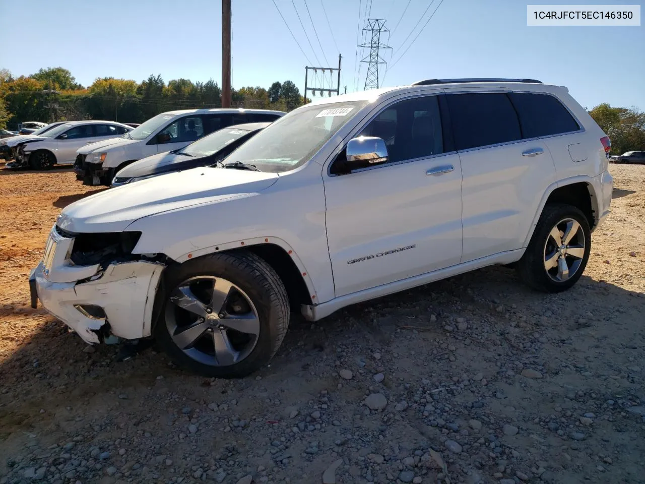 2014 Jeep Grand Cherokee Overland VIN: 1C4RJFCT5EC146350 Lot: 77015744