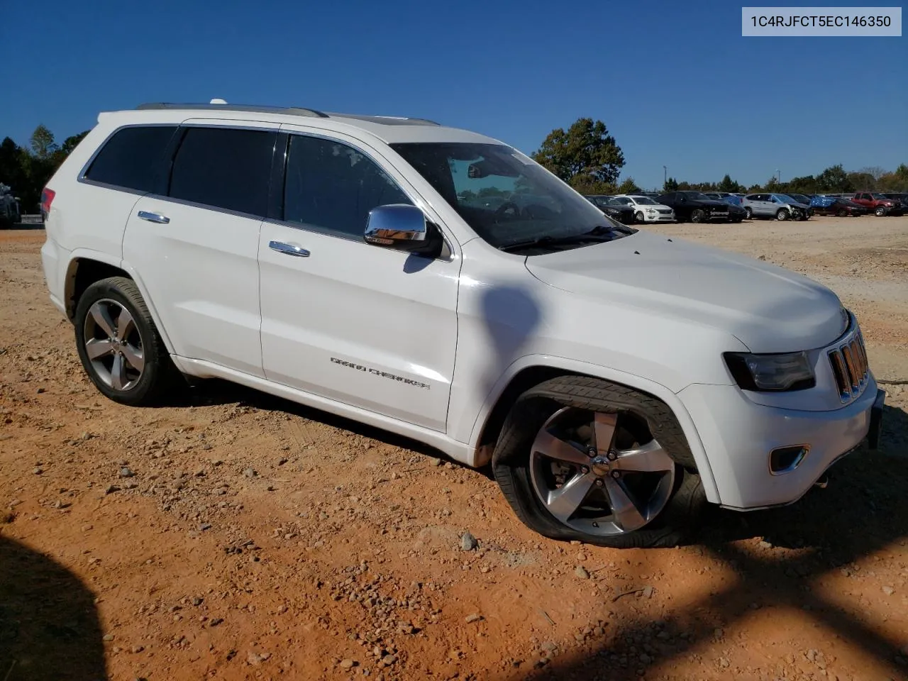 2014 Jeep Grand Cherokee Overland VIN: 1C4RJFCT5EC146350 Lot: 77015744