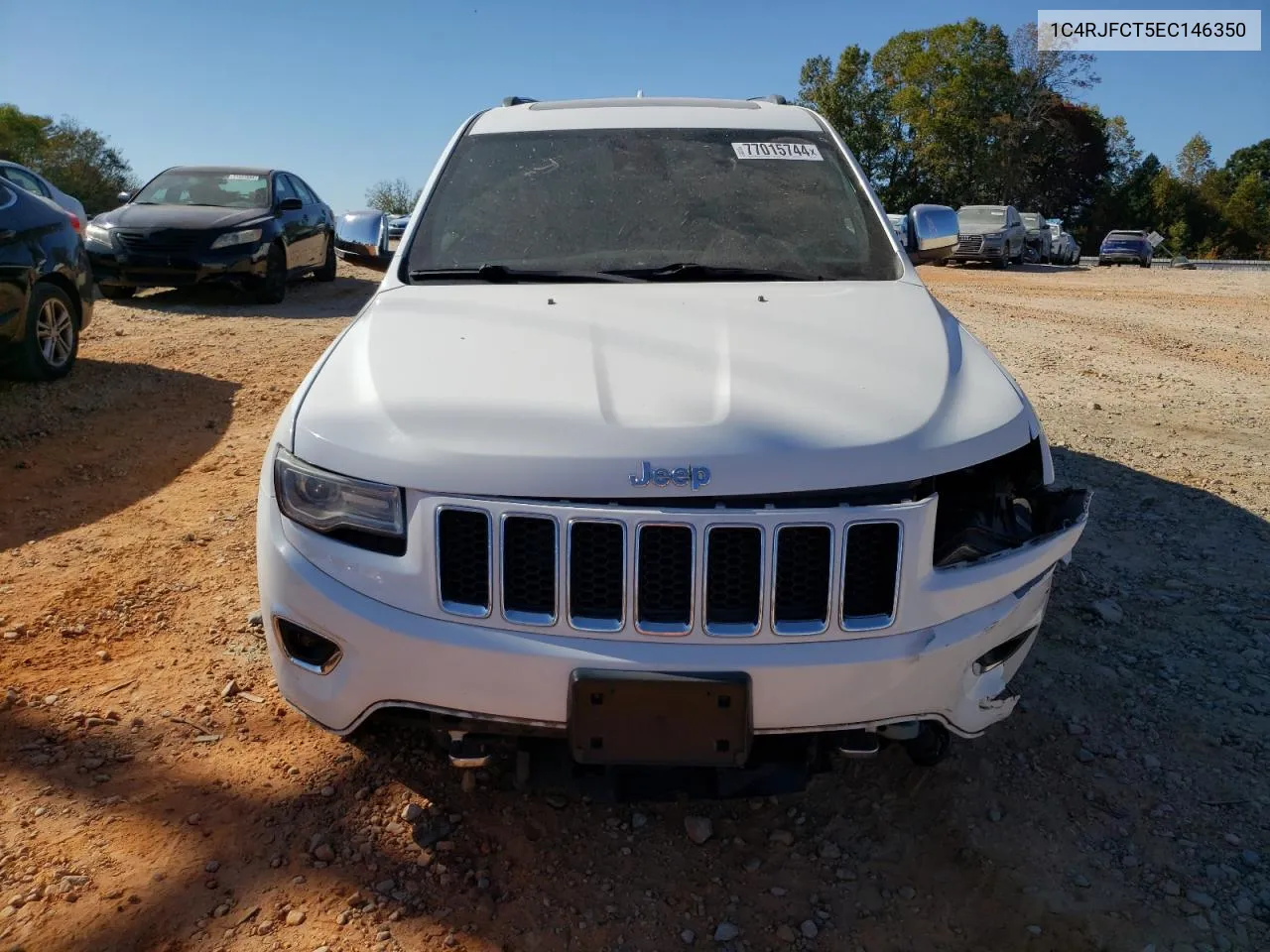 2014 Jeep Grand Cherokee Overland VIN: 1C4RJFCT5EC146350 Lot: 77015744