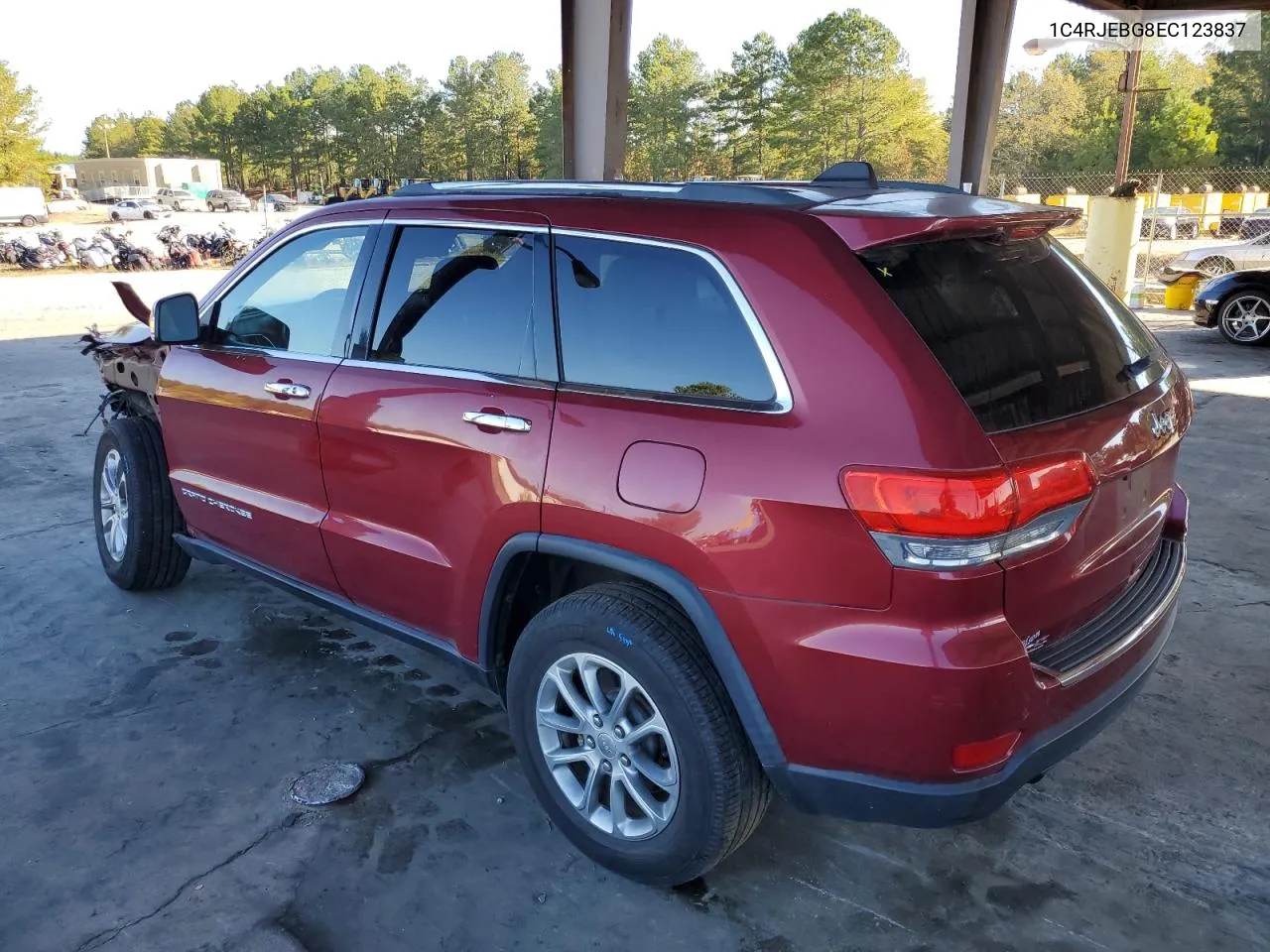 2014 Jeep Grand Cherokee Limited VIN: 1C4RJEBG8EC123837 Lot: 77099674