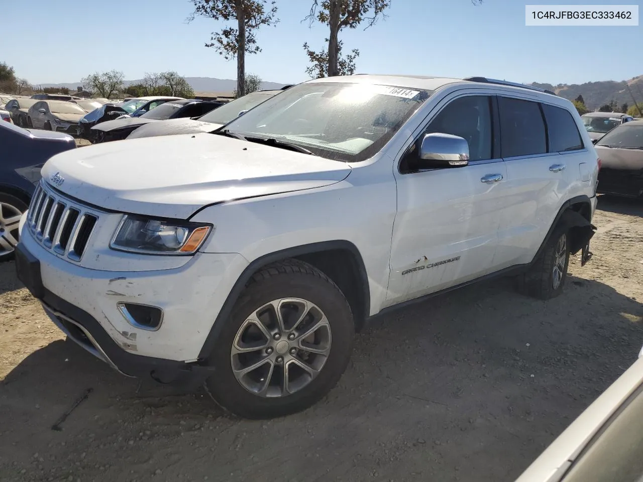 2014 Jeep Grand Cherokee Limited VIN: 1C4RJFBG3EC333462 Lot: 77216414