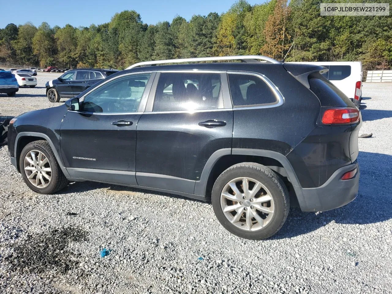 2014 Jeep Cherokee Limited VIN: 1C4PJLDB9EW221299 Lot: 77383534