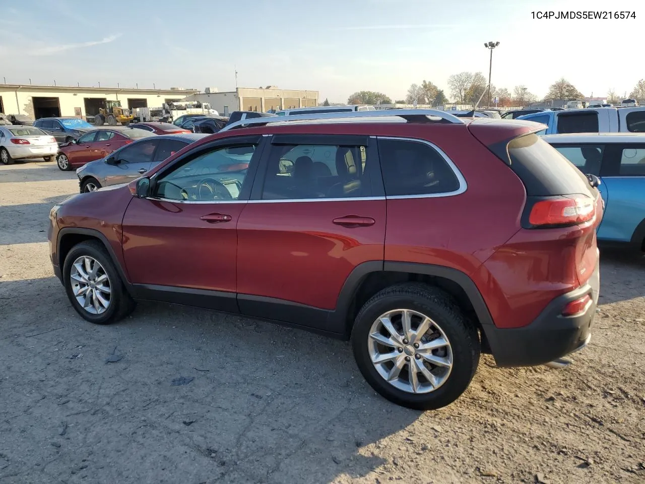 2014 Jeep Cherokee Limited VIN: 1C4PJMDS5EW216574 Lot: 77397094