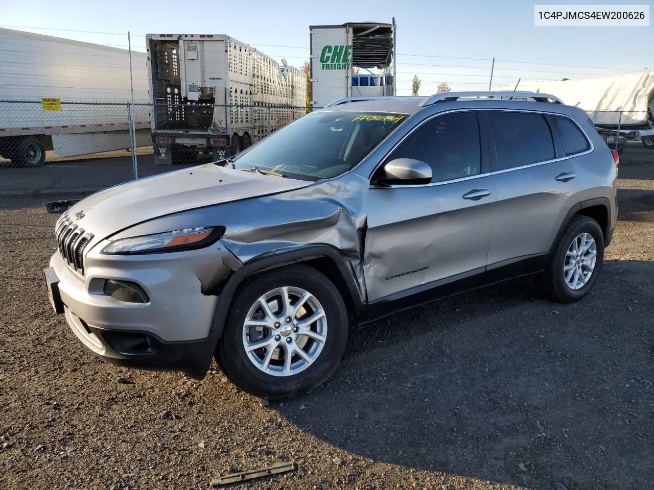 2014 Jeep Cherokee Latitude VIN: 1C4PJMCS4EW200626 Lot: 77436784