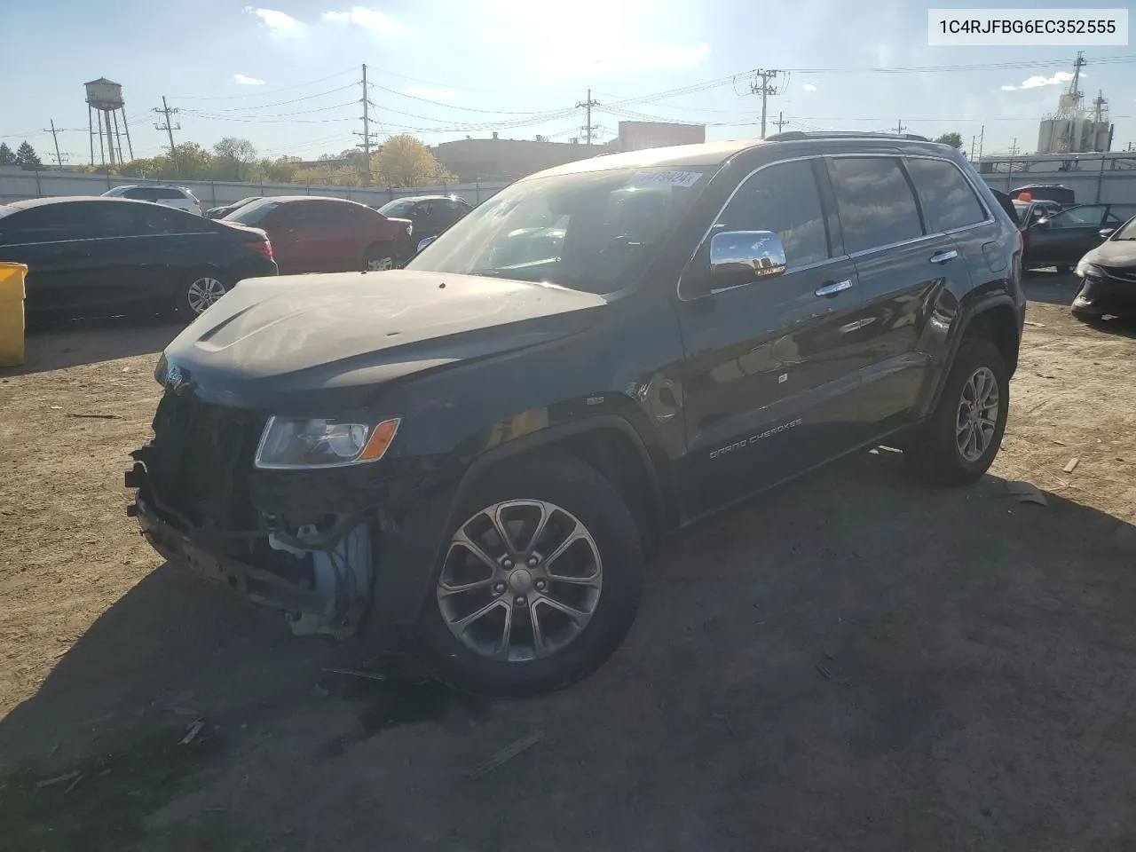 2014 Jeep Grand Cherokee Limited VIN: 1C4RJFBG6EC352555 Lot: 77479424