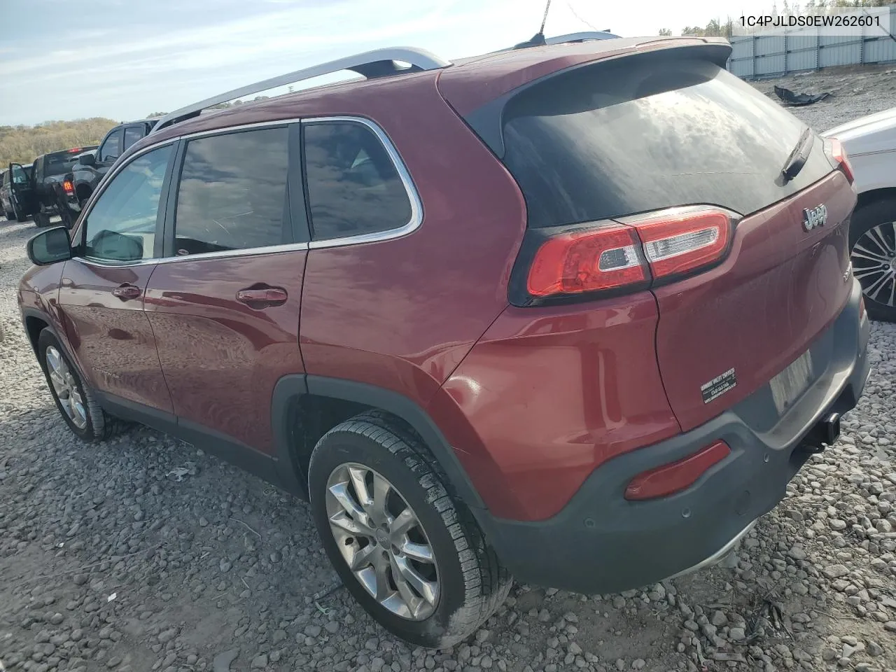 2014 Jeep Cherokee Limited VIN: 1C4PJLDS0EW262601 Lot: 77524474