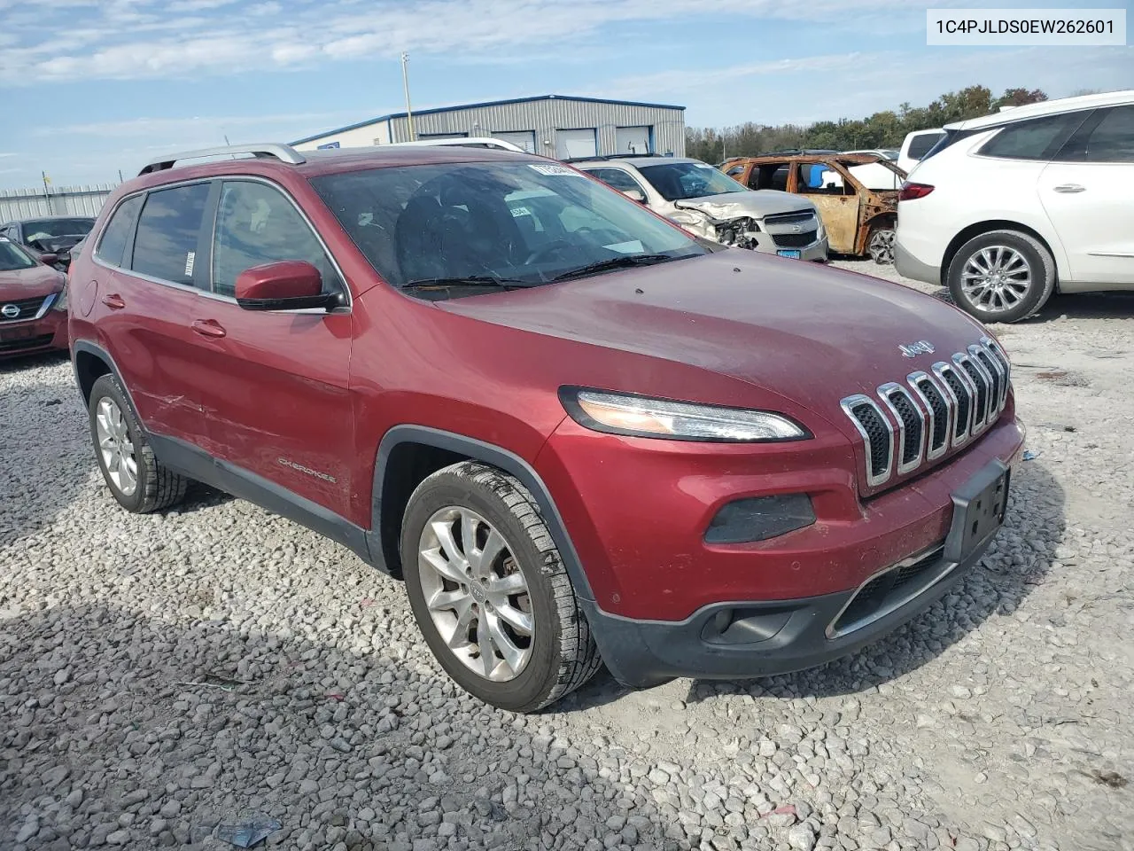 2014 Jeep Cherokee Limited VIN: 1C4PJLDS0EW262601 Lot: 77524474