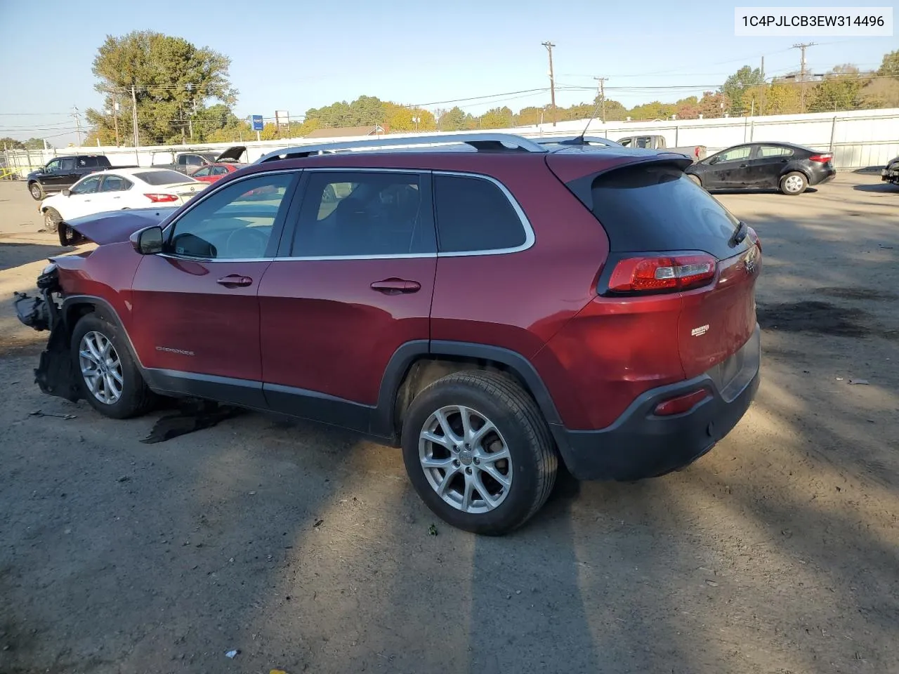 2014 Jeep Cherokee Latitude VIN: 1C4PJLCB3EW314496 Lot: 77641074