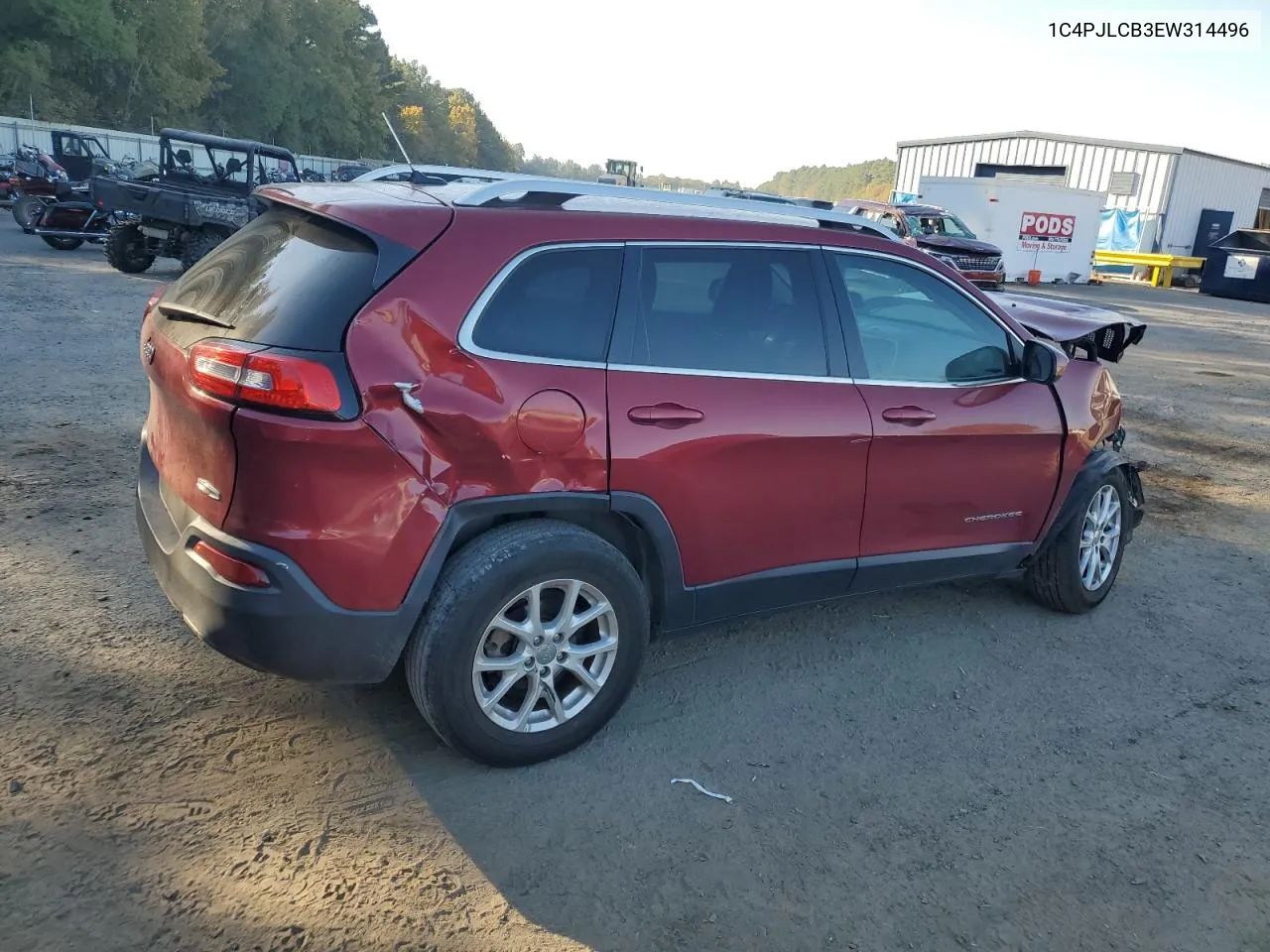 2014 Jeep Cherokee Latitude VIN: 1C4PJLCB3EW314496 Lot: 77641074