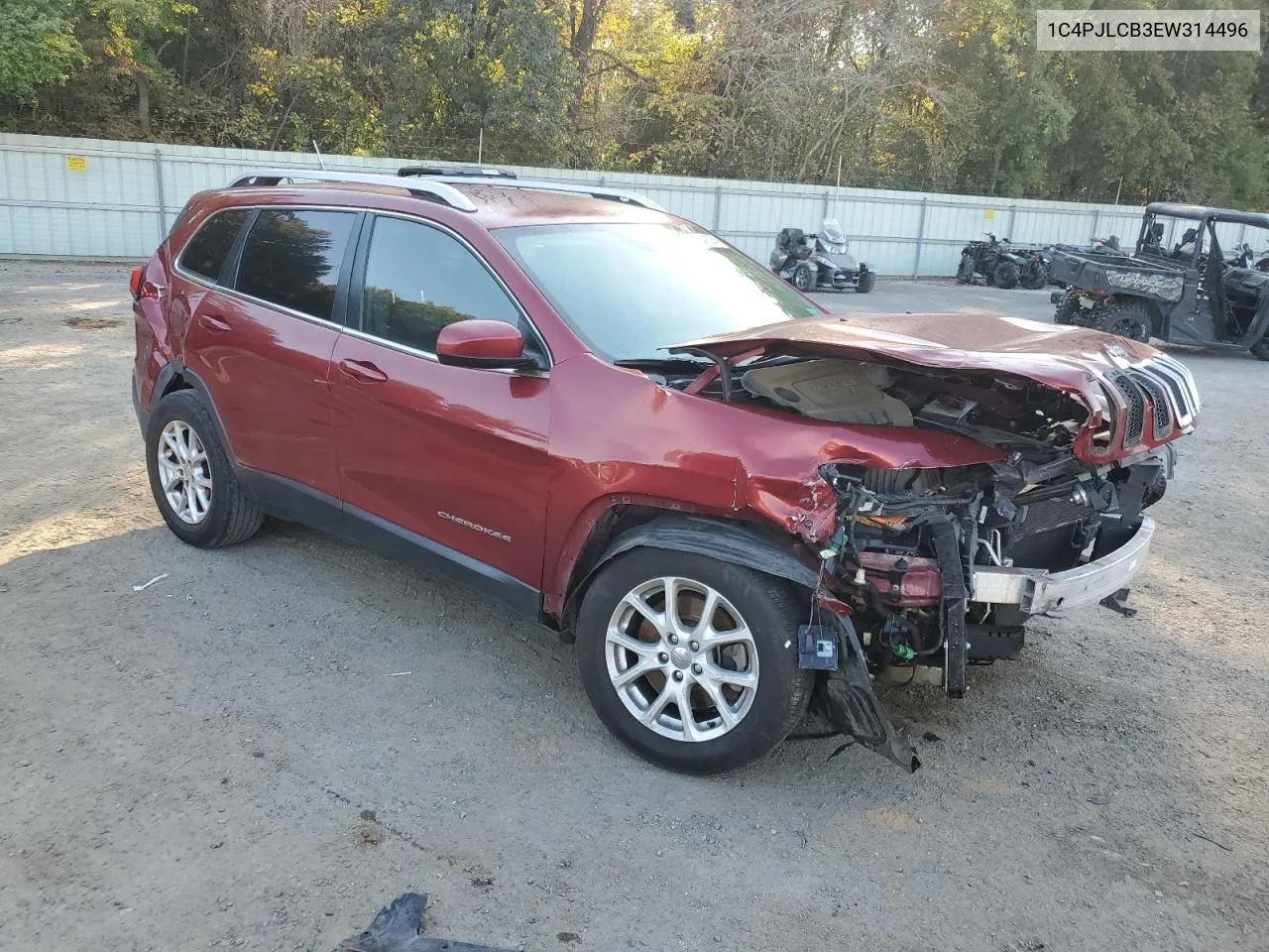 2014 Jeep Cherokee Latitude VIN: 1C4PJLCB3EW314496 Lot: 77641074